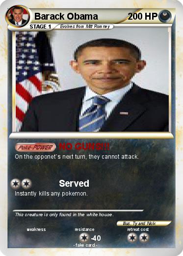 Pokemon Barack Obama