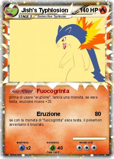 Pokemon Jish's Typhlosion