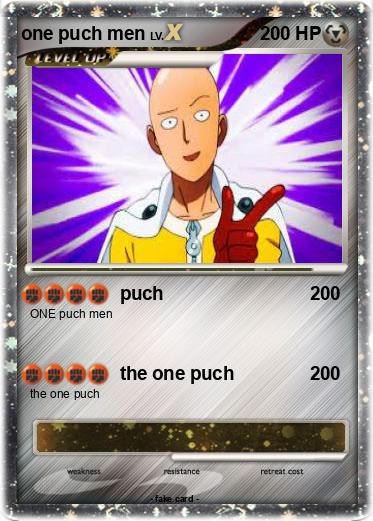 Pokemon one puch men