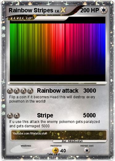 Pokemon Rainbow Stripes