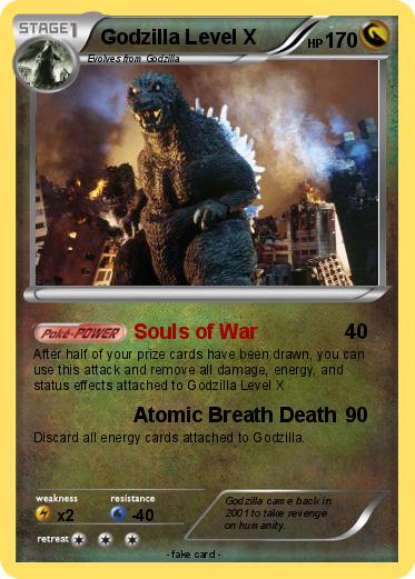 Pokemon Godzilla Level X