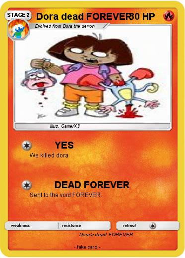 Pokemon Dora dead FOREVER