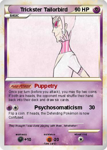 Pokemon Trickster Tailorbird