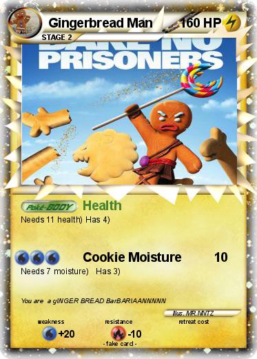 Pokemon Gingerbread Man