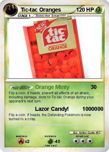 Pokemon Tic-tac Oranges