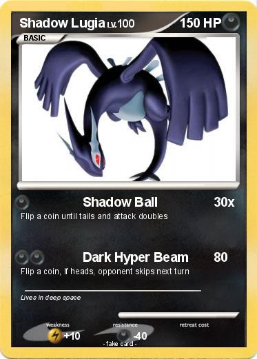Pokemon Shadow Lugia