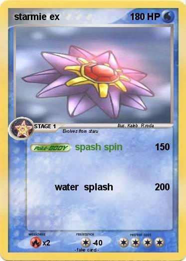 Pokemon starmie ex