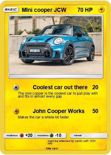 Pokemon MIni cooper JCW