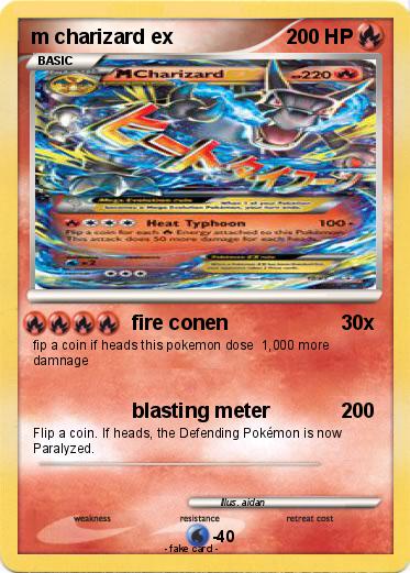 Pokemon m charizard ex