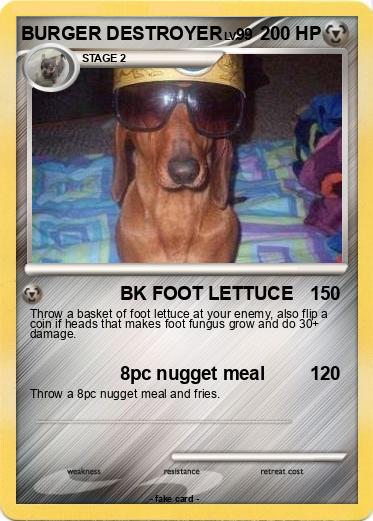 Pokemon BURGER DESTROYER