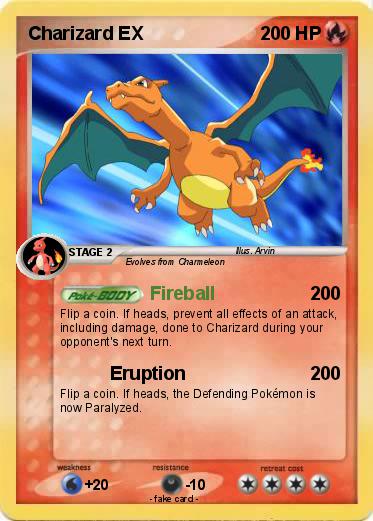 Pokemon Charizard EX