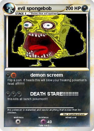 Pokemon evil spongebob