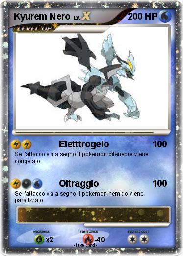 Pokemon Kyurem Nero