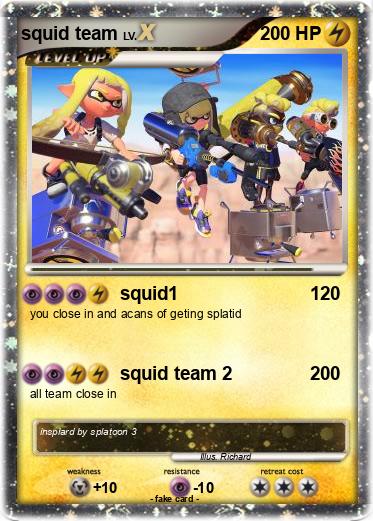 Pokemon squid team