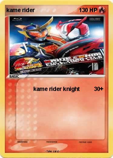 Pokemon kame rider