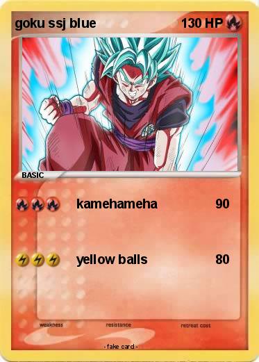 Pokemon goku ssj blue