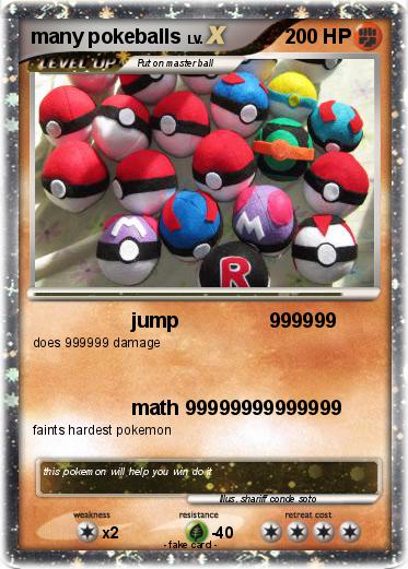 Pokemon many pokeballs
