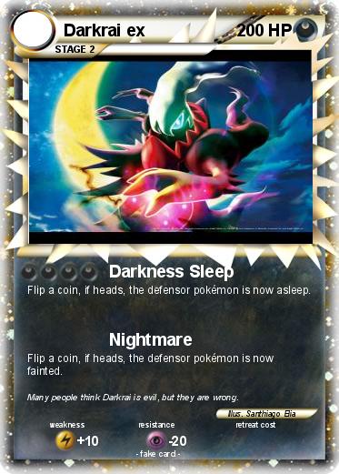 Pokemon Darkrai ex