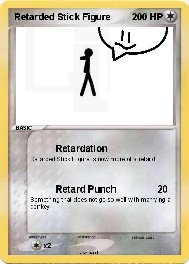 Pokemon Retarded Stick Figure