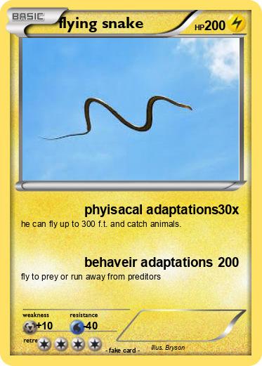 Pokemon flying snake
