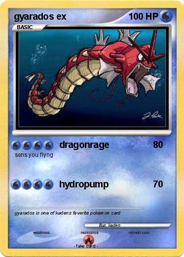 Pokemon gyarados ex