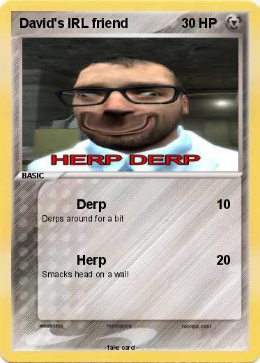 Pokemon David's IRL friend