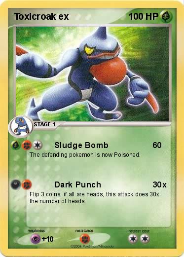 Pokemon Toxicroak ex