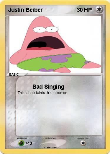 Pokemon Justin Beiber