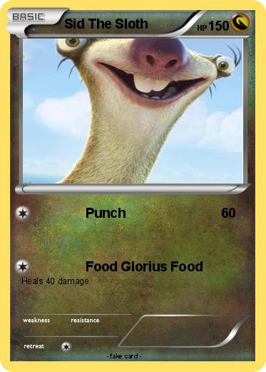 Pokemon Sid The Sloth