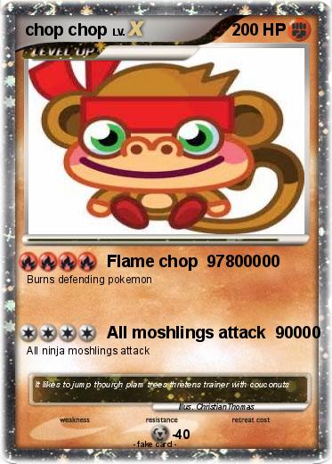 Pokemon chop chop