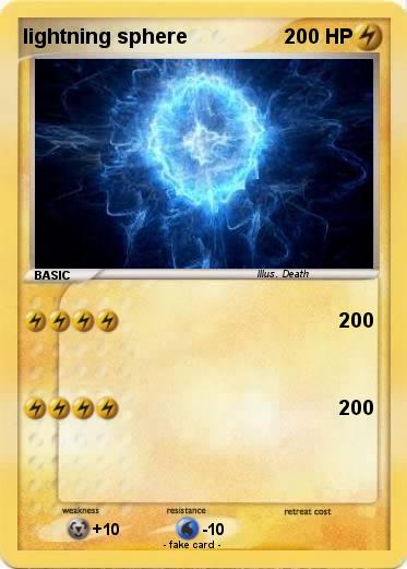 Pokemon lightning sphere