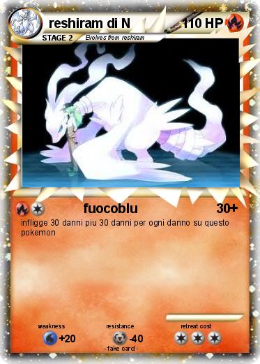 Pokemon reshiram di N