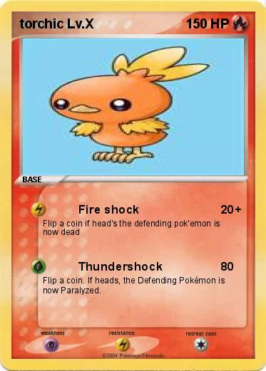Pokemon torchic Lv.X
