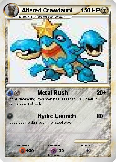 Pokemon Altered Crawdaunt