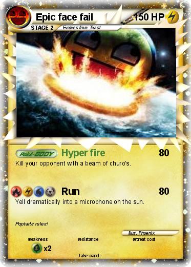 Pokemon Epic face fail