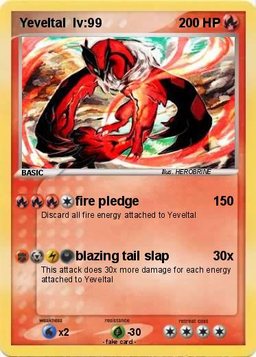 Pokemon Yeveltal  lv:99