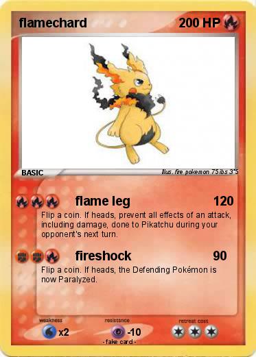 Pokemon flamechard