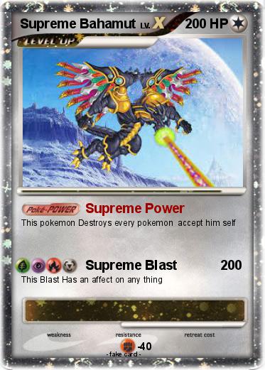 Pokemon Supreme Bahamut