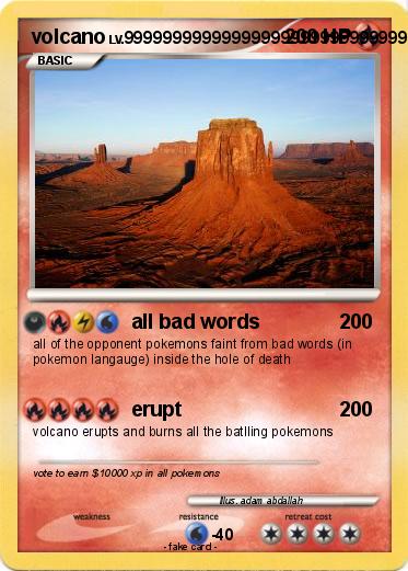 Pokemon volcano