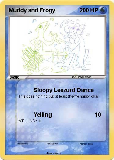 Pokemon Muddy and Frogy