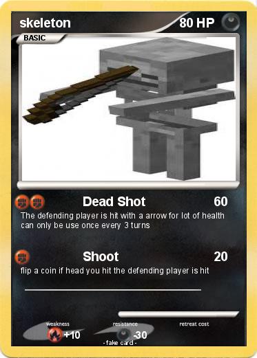 Pokemon skeleton