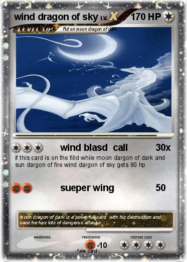 Pokemon wind dragon of sky