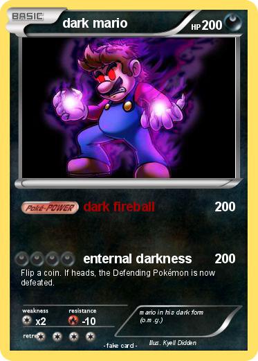 Pokemon dark mario