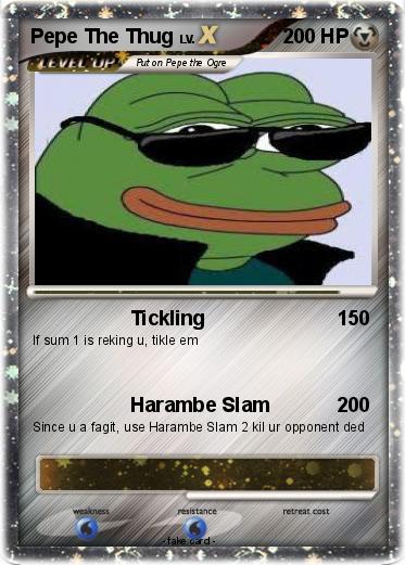 Pokemon Pepe The Thug