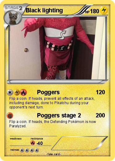 Pokemon Black lighting