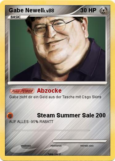 Pokemon Gabe Newell