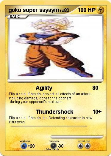 Pokemon goku super sayayin