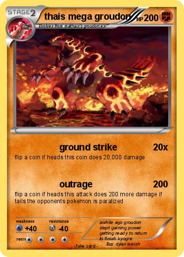Pokemon thais mega groudon