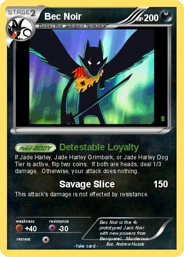 Pokemon Bec Noir
