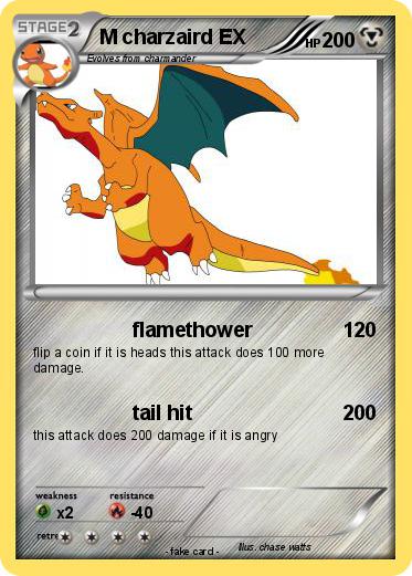 Pokemon M charzaird EX
